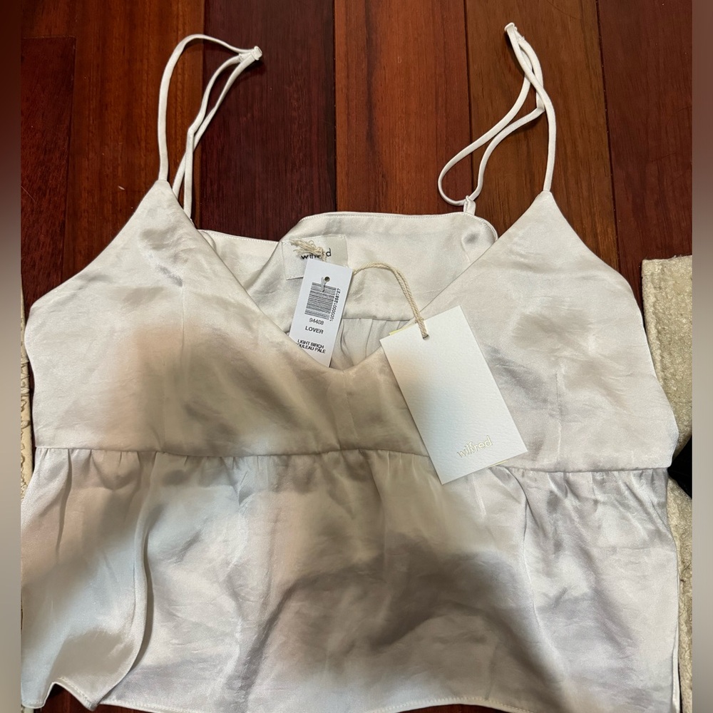 NWT Wilfred Lover Satin Camisole